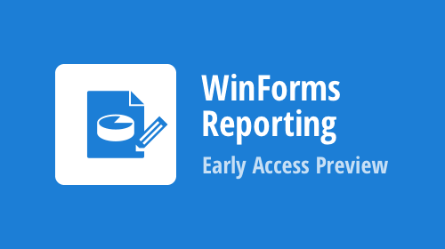 WinForms Reporting: Meet the New Cross Tab Report Control - Early Access Preview (v19.2)